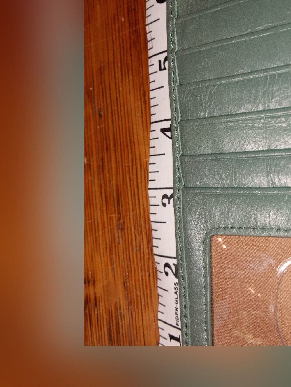 HOBO Green Leather Card & ID Wallet